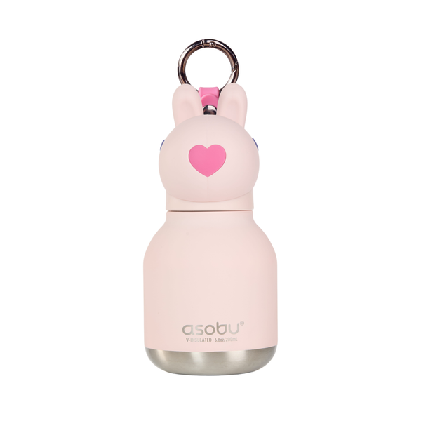 asobu Mini Bestie Water Bottle, Cute Collectible Character, Stainless Steel
6.7 oz, Leak Proof Seal, Spill Resistant, BPA Free Materials, Dishwasher Safe, Reusable Straw Included, Great Gift Idea