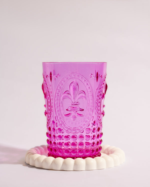 Acrylic Pink 6-Pcs Short Cup