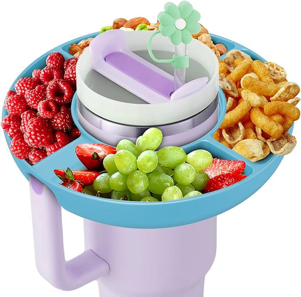 Stanley Cup 30 oz Snack Bowl with Handle, Compatible with Stanley Cup 30 oz Snack Bowl with Handle, Reusable Snack Bowl, Stanley Accessories, Silicone