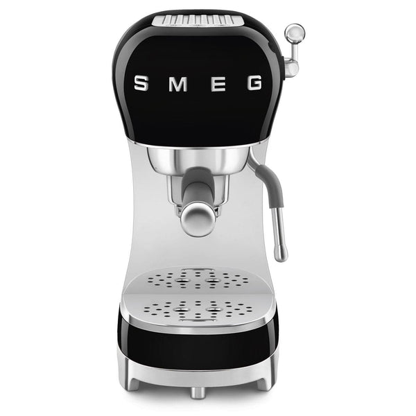 Black Espresso Coffee Machine with Steam Wand