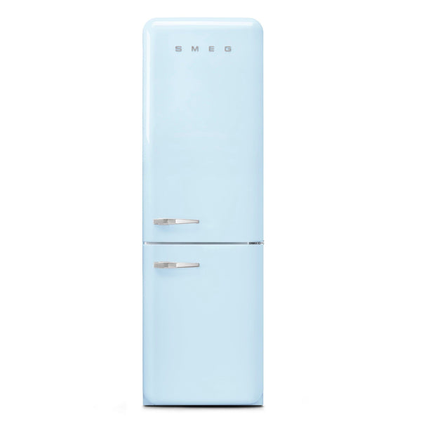 FAB32RPB5UK 60cm 50s Style Right Hand Hinge Fridge Freezer Pastel Blue