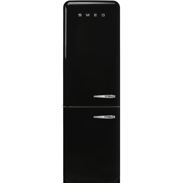 FAB38LBL5 70cm 50s Style Left Hand Hinge Fridge Freezer Black