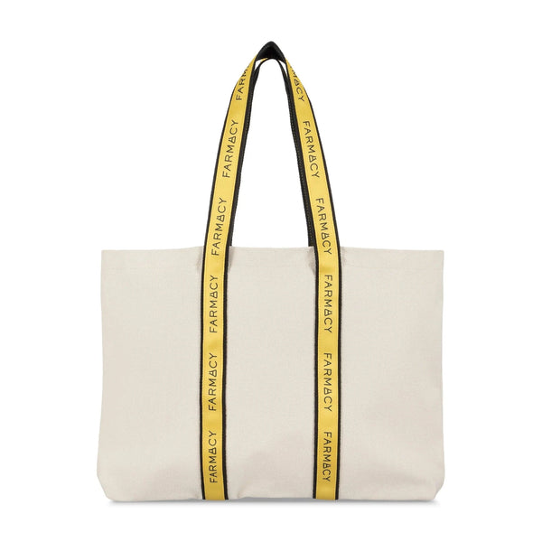 FARMACY XL CANVAS TOTE (YELLOW STRAPS)