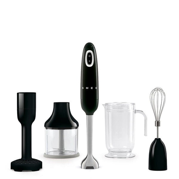 Smeg Hand Blender Black 4-in-1, HBF22BLUK