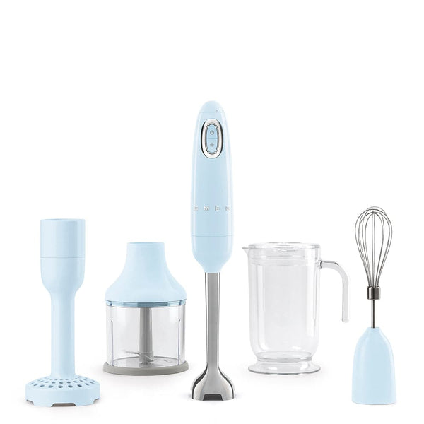 Smeg Hand Blender Pastel Blue 4-in-1, HBF22PBUK