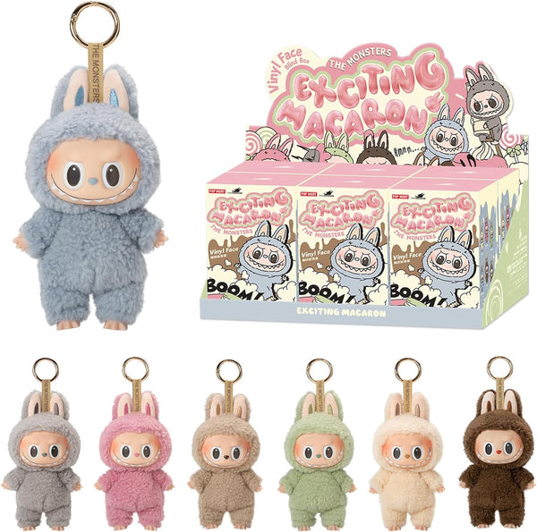 LABUBU The Monsters Tasty Macarons Vinyl Plush Pendant Single Blind Box
