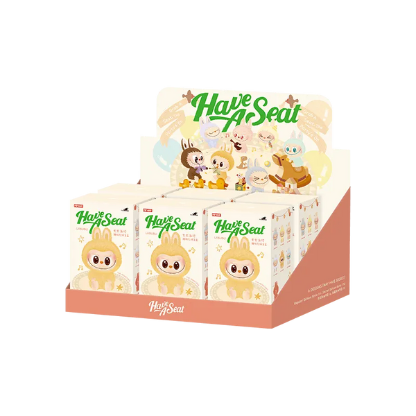 LABUBU The Monsters Have a Seat Vinyl Plush Blind Box ( single box )