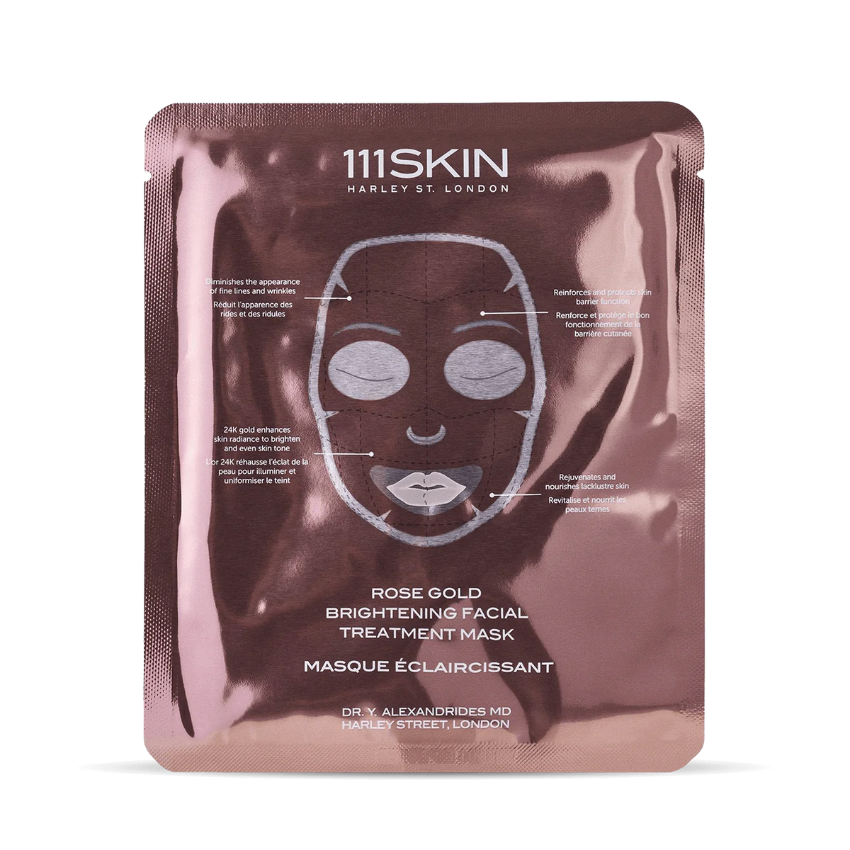 ROSE GOLD BRIGHTENING FACIAL TREATMENT MASK