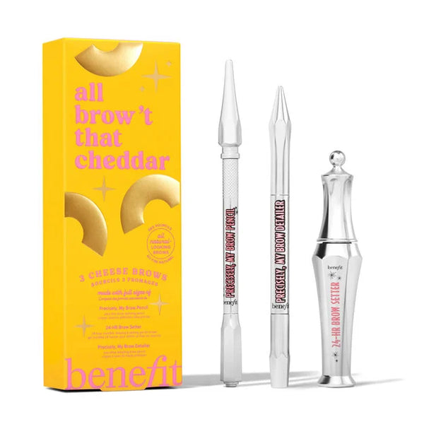 All Brow’t That Cheddar Full-size brow defining pencil, brow setting gel & detailing brow pencil