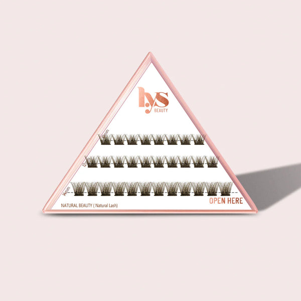 Uplifted Pre-Glued Lash Clusters