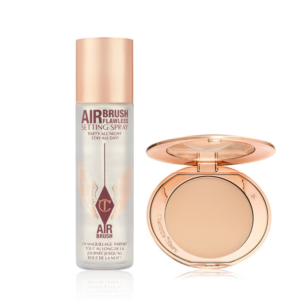 AIRBRUSH FLAWLESS FINISH & SET DUO