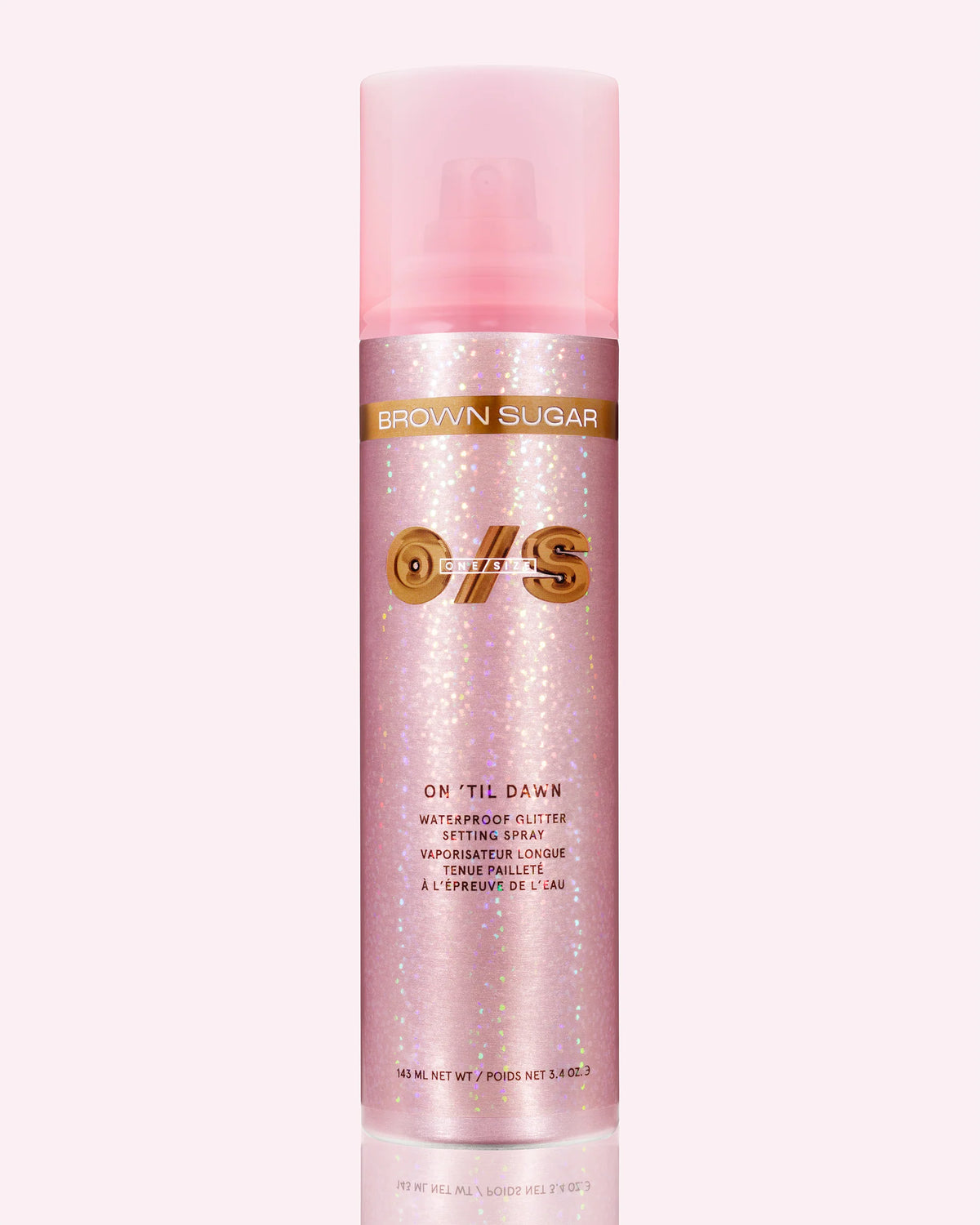 On ‘Til Dawn Waterproof Glitter Setting Spray – Brown Sugar