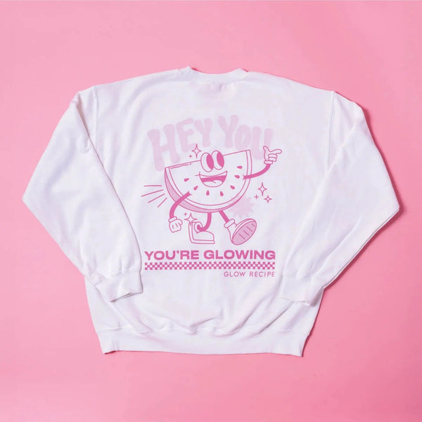 You're Glowing Watermelon Crewneck