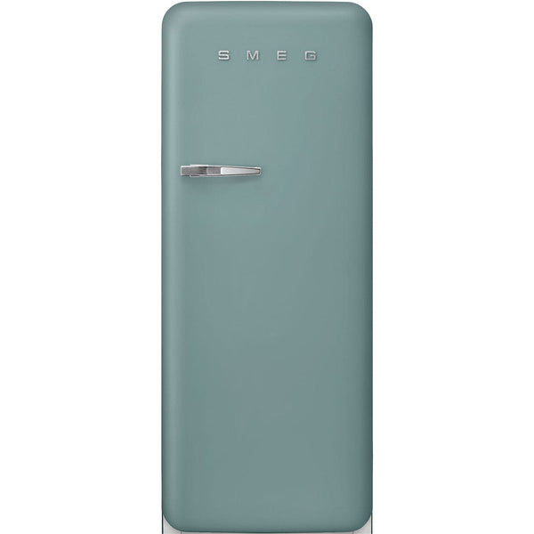 FAB28RDEG5 60cm 50s Style Right Hand Hinge Fridge with Icebox Emerald Green