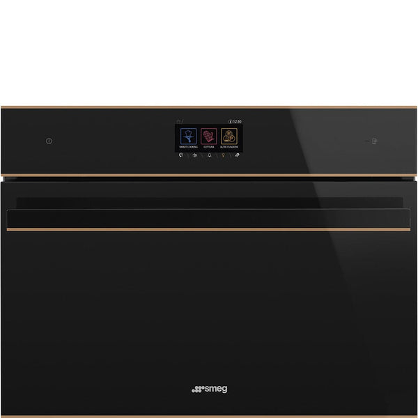 SO4604M2PNR 45cm Dolce Stil Novo Speedwave Combi Microwave Copper Trim BLACK AND COPPER