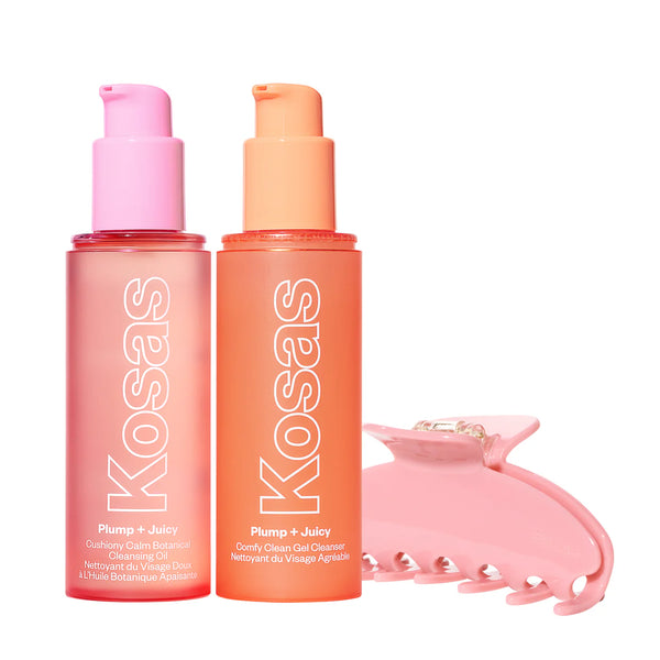Plump + Juicy Double Cleansing System  Limited-Edition Kosas x Emi Jay Set
