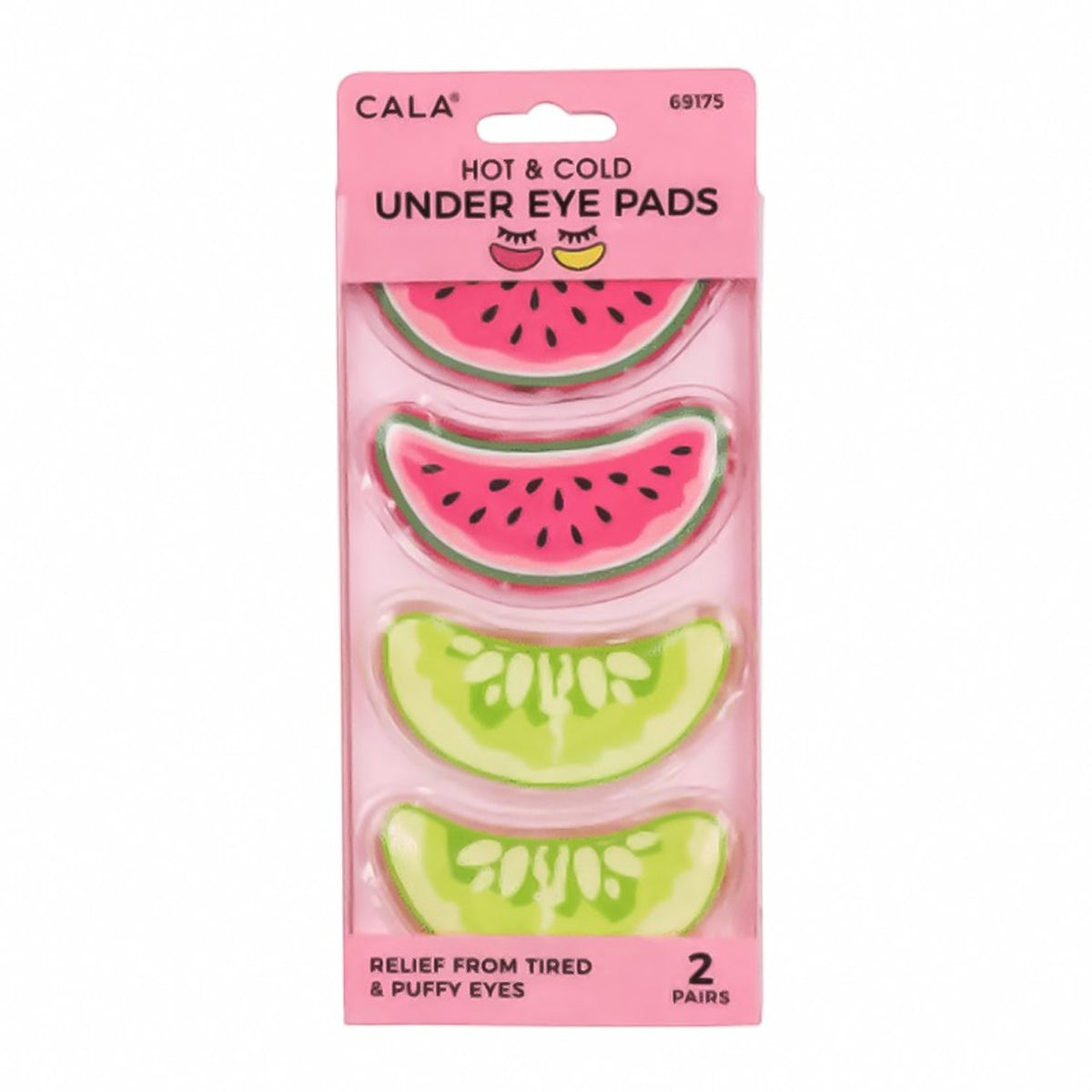 CALA HOT & COLD EYE PADS: (WATERMELON & CUCUMBER) 2PK
