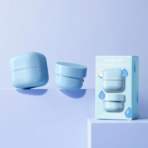 Water Bank Cream & Refill Duo Barrier-Boosting Hydration