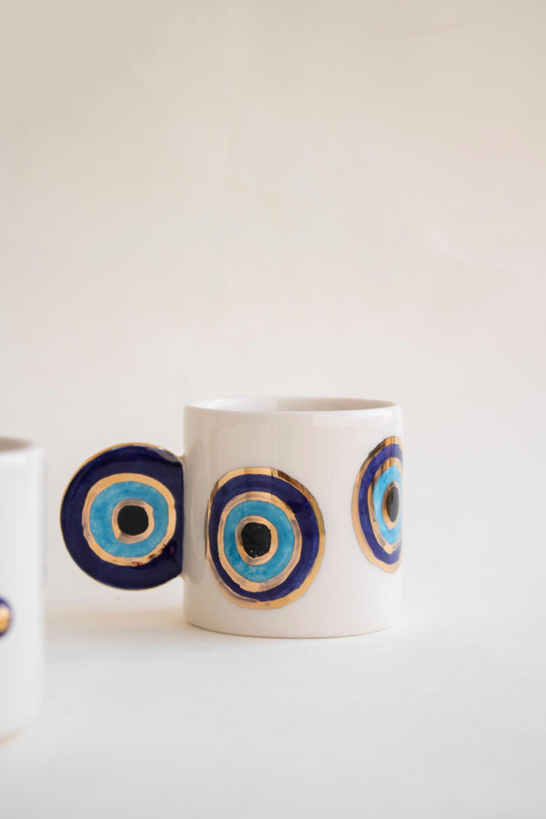 Eye handmade coffee cup