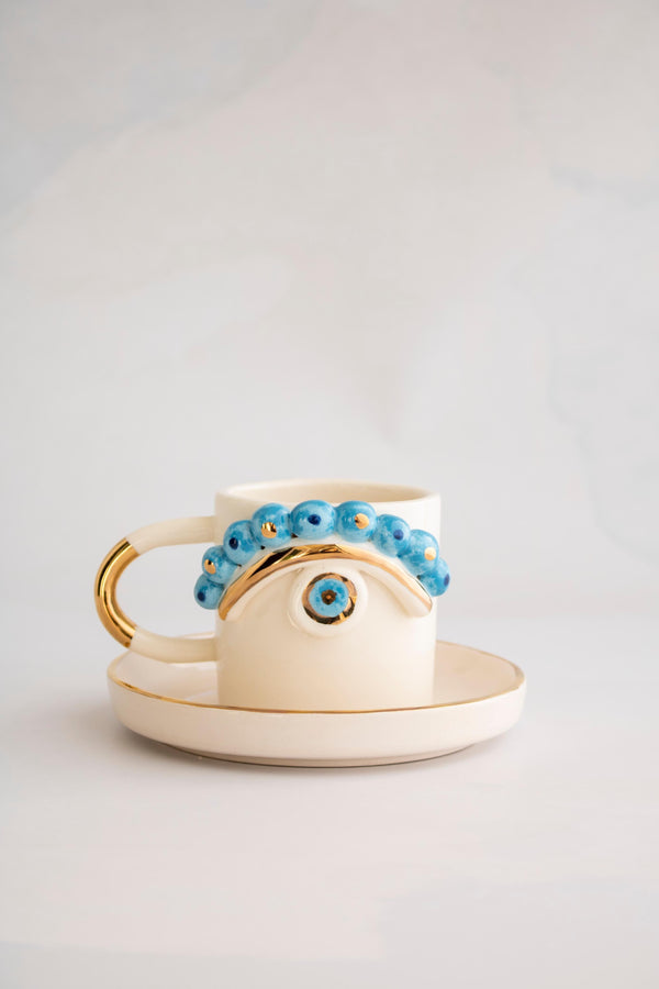 Eye handmade coffee cup