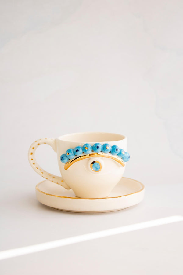 Eye handmade coffee cup