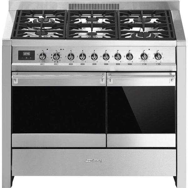 Smeg A2PY-81 100cm Opera Dual Fuel Range Cooker Stainless Steel