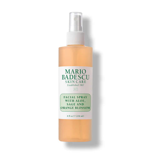 FACIAL SPRAY WITH ALOE, SAGE AND ORANGE BLOSSOM