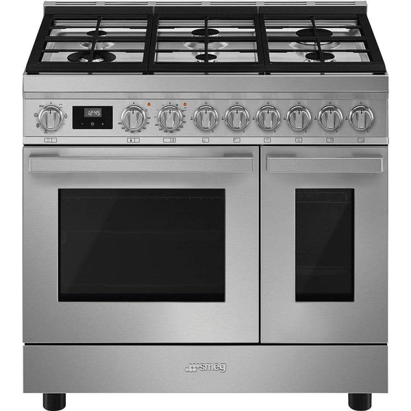 CPF92GMX 90cm Portofino Dual Fuel Range Cooker Stainless Steel