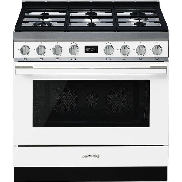 CPF9GPWH 90cm Portofino Dual Fuel Range Cooker White