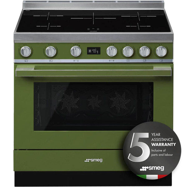 CPF9IPOG 90cm Portofino Electric Range Cooker Olive Green