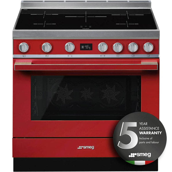 CPF9IPR 90cm Portofino Electric Range Cooker Red