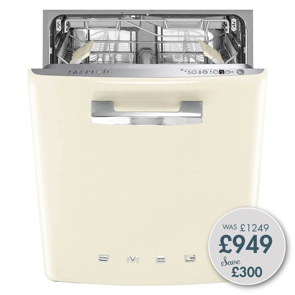 DIFABCR 60cm 50s style Built-in Dishwasher Cream