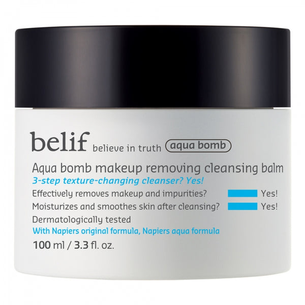 belif aqua bomb makeup removing cleansing balm