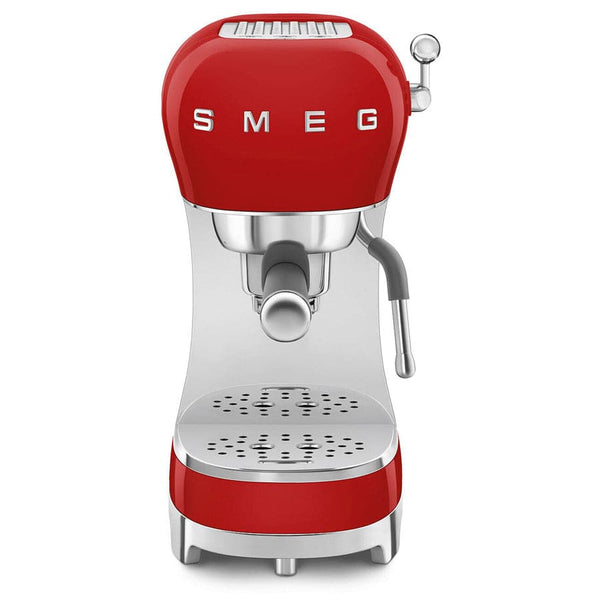 Red Espresso Coffee Machine with Steam Wand