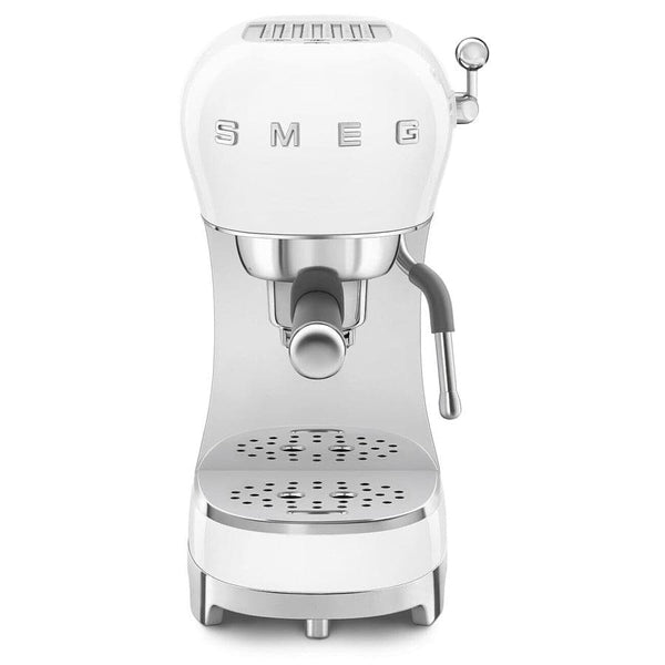 White Espresso Coffee Machine with Steam Wand