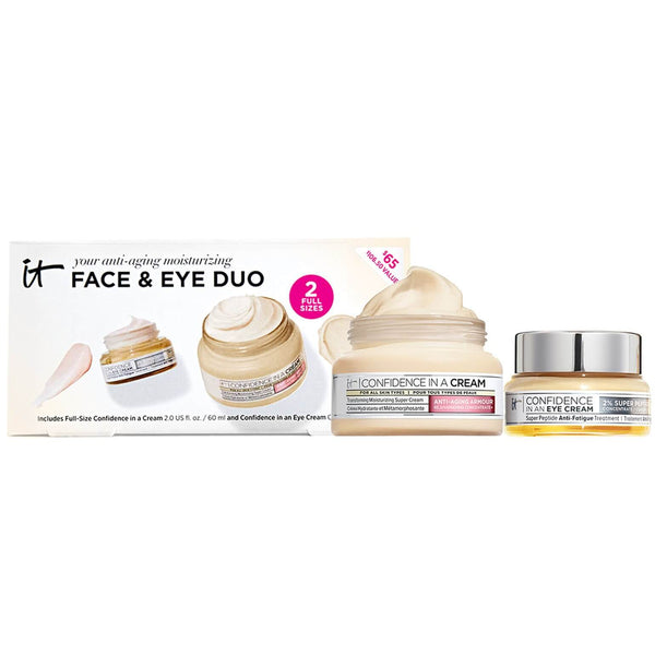 YOUR ANTI-AGING, MOISTURIZING FACE AND EYE CREAM DUO