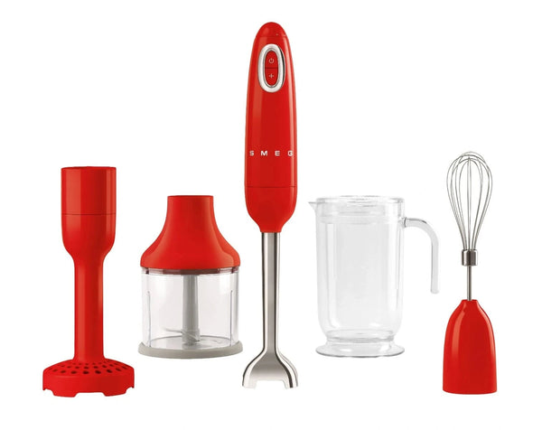 Smeg Hand Blender Red 4-in-1,  HBF22RDUK