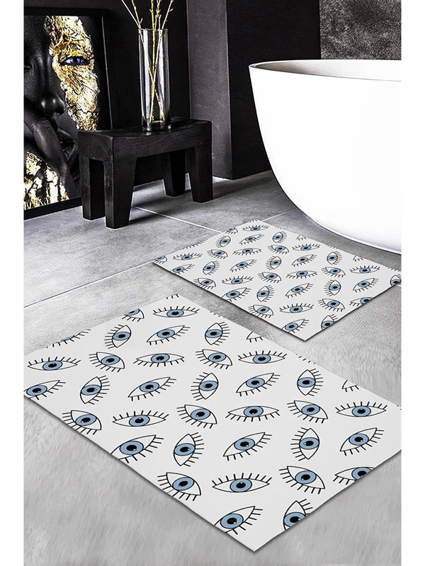 EVMILA Mixed Modern Patterned Bath Mat 2 pcs