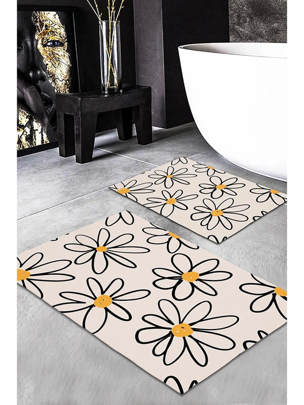 EVMILA Mixed Pattern Bath Mat 2 pcs