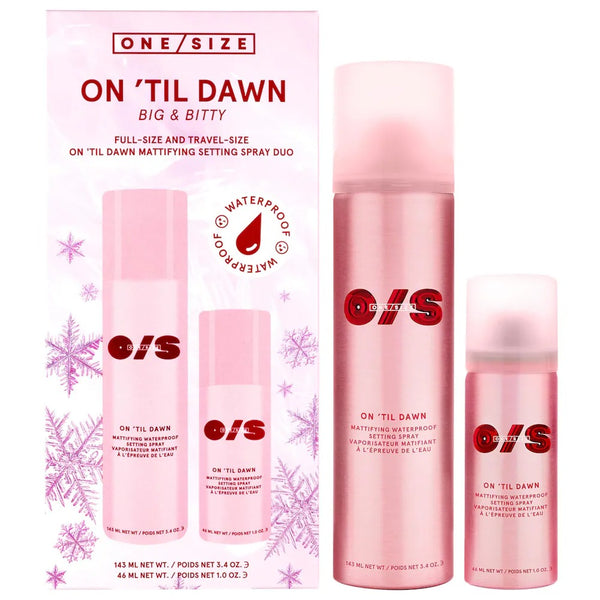 On 'Til Dawn Mattifying Waterproof Setting Spray Big & Bitty Duo