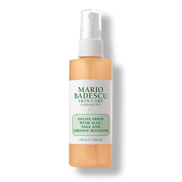 FACIAL SPRAY WITH ALOE, SAGE AND ORANGE BLOSSOM