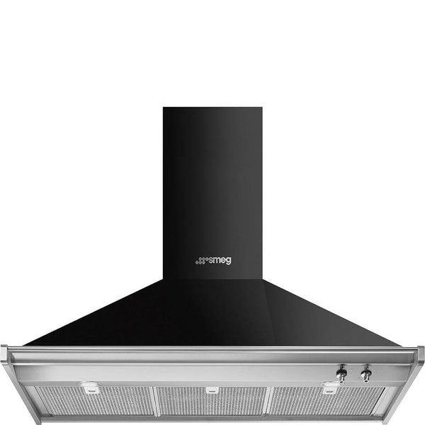 KD100HNE 100cm Opera Chimney Hood Black