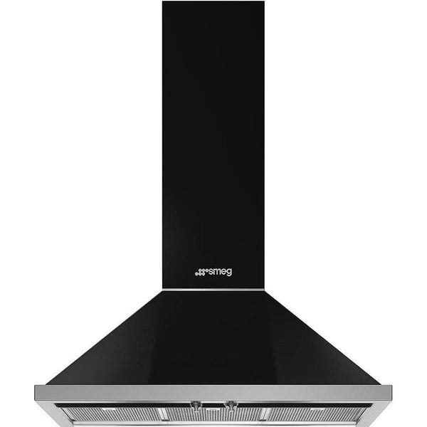 KPF9BL 90cm Portofino Chimney Hood Black