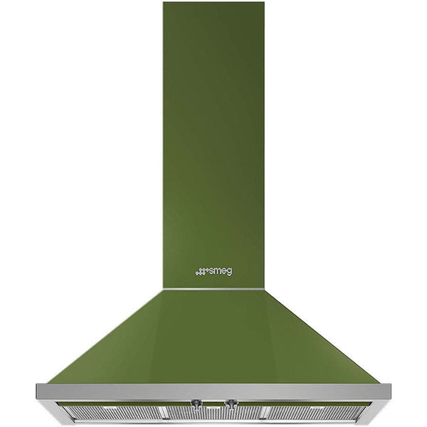 KPF9OG 90cm Portofino Chimney Hood Olive Green