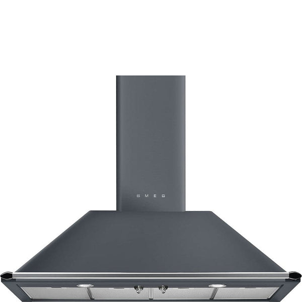 KT110GRE 110cm Victoria Chimney Hood Slate Grey