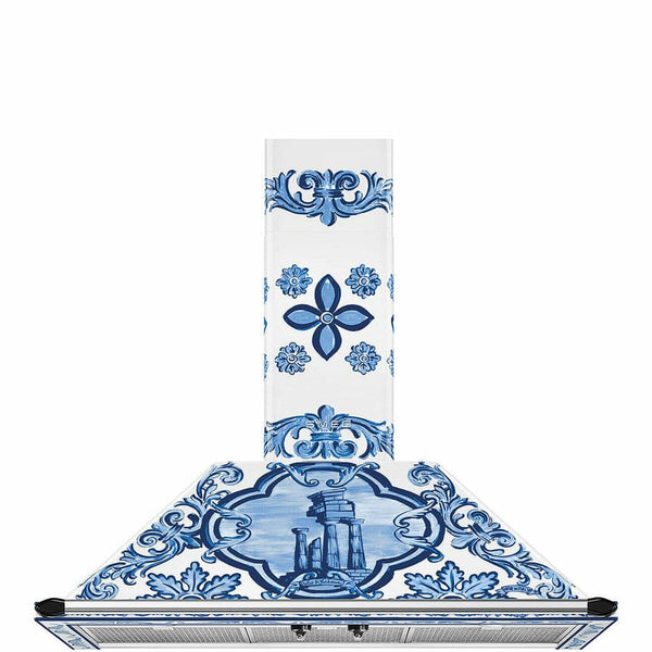 Smeg Chimney Hood Blu Mediterraneo , KT90DGME