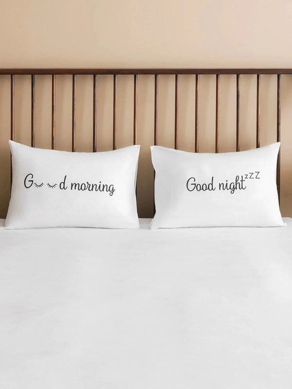 LCW HOME Cotton Text Printed Pillowcase 50x70 cm 2 pcs