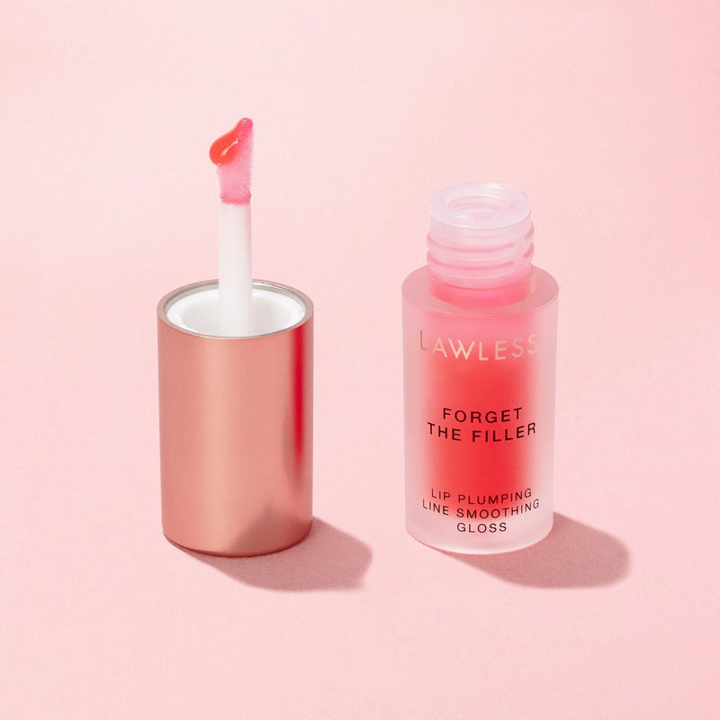 Mini Forget The Filler Lip-Plumping Line-Smoothing Gloss