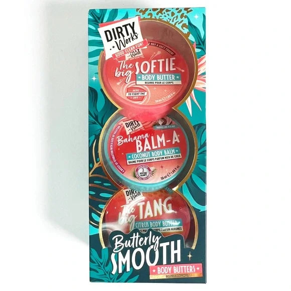 Dirty Works Butterly Smooth Body Butters 3 Pack