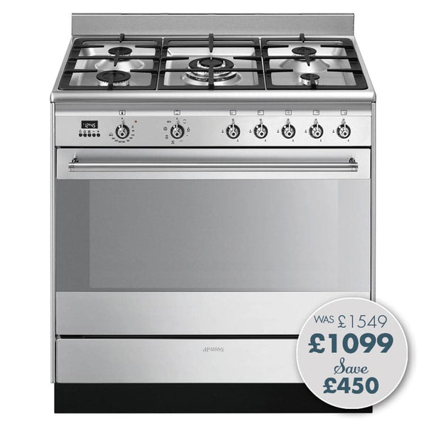 SUK91MFX9 90cm Concert Dual Fuel Range Cooker Stainless Steel